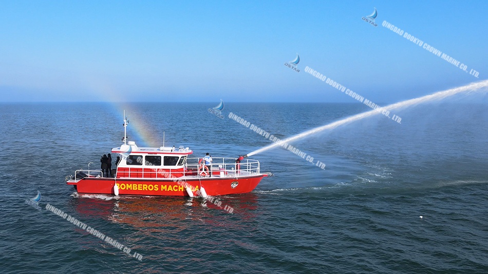 13米铝合金消防救援船概览