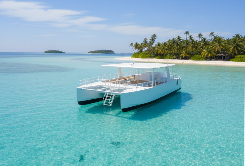 DK-CM38铝合金双体帆船